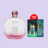 Naughty Girl Blush Pink For Women 100ml EDP+Free Afzal Pacific & Safire Midnight Attar Roll On