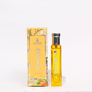 Urban Scent Iconic Lady Eau De Parfum 15ml elegant perfume for women in yellow packaging.