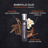 Urban Scent Emerald Oudh Long Lasting Perfume For Men -15ml