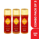 AFZAL Non Alcoholic Abiyad Musk, Oudh Mithaly, Taj Al Arab Deodorant 200ml (Pack of 3)