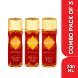 AFZAL Non Alcoholic Oudh Mithaly, Taj Al Arab, Musk Amber Deodorant 200ml (Pack of 3)