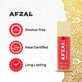 Afzal Non Alcoholic Musk Dirham Deodorant Body Spray for Men and Women, alcohol-free, halal certified, long lasting