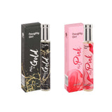Naughty Girl Miles In Gold & Flirt in Pink Perfume for Women – 30Ml (Pack of 2)