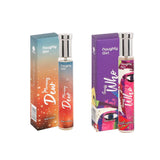 Naughty Girl Morning Dew & Guess Who Perfume for Women – 30Ml (Pack of 2)