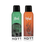 Hott Boih & Musk Deodorant for men 200ml (Pack of 2)