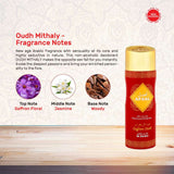 AFZAL Non Alcoholic Saffron Oudh, Abiyad Musk, Oudh Misali Deodorant 200ml (Pack of 3)