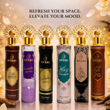 AFZAL Oud Majesty Air Freshener Spray 300ml – Luxurious Long-Lasting Fragrance for Home, Office & Commercial Spaces