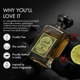 Aseel Premium Luxury Perfume for Men and Women, showcasing sophistication and luxury, cruelty-free, ifra-certified.