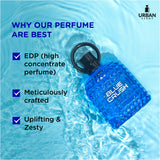 Lyla Blanc Urban Scent Blue Crush Long Lasting Perfume For Men -100ml
