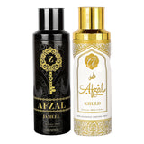 AFZAL  Premium Non Alcoholic  JAMEEL & KHULD Deodorant (Pack 2)
