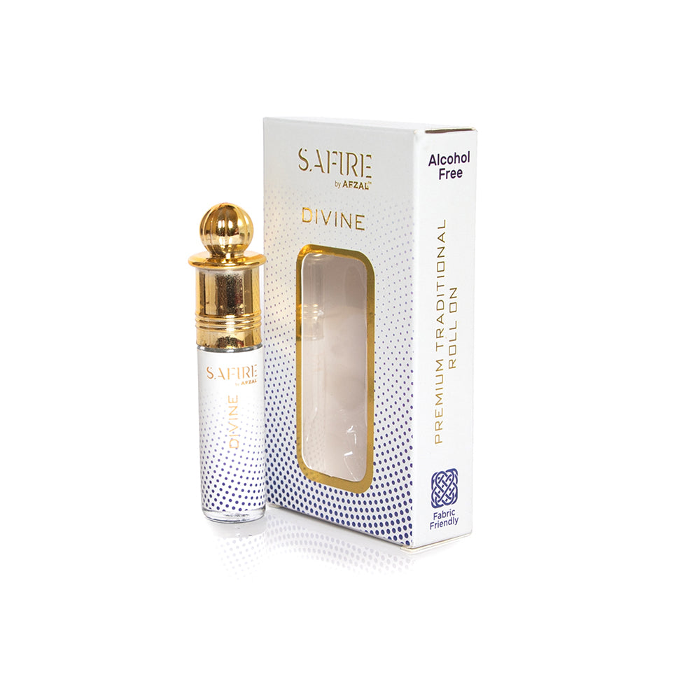 Safire Divine Attar 6ML Roll-On Perfume – Non-Alcoholic, Long - Main Image