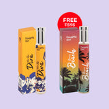 NAUGHTY GIRL 30ML EDP WOO THE DIVA FREE BROWN BEACH 30ML EDP