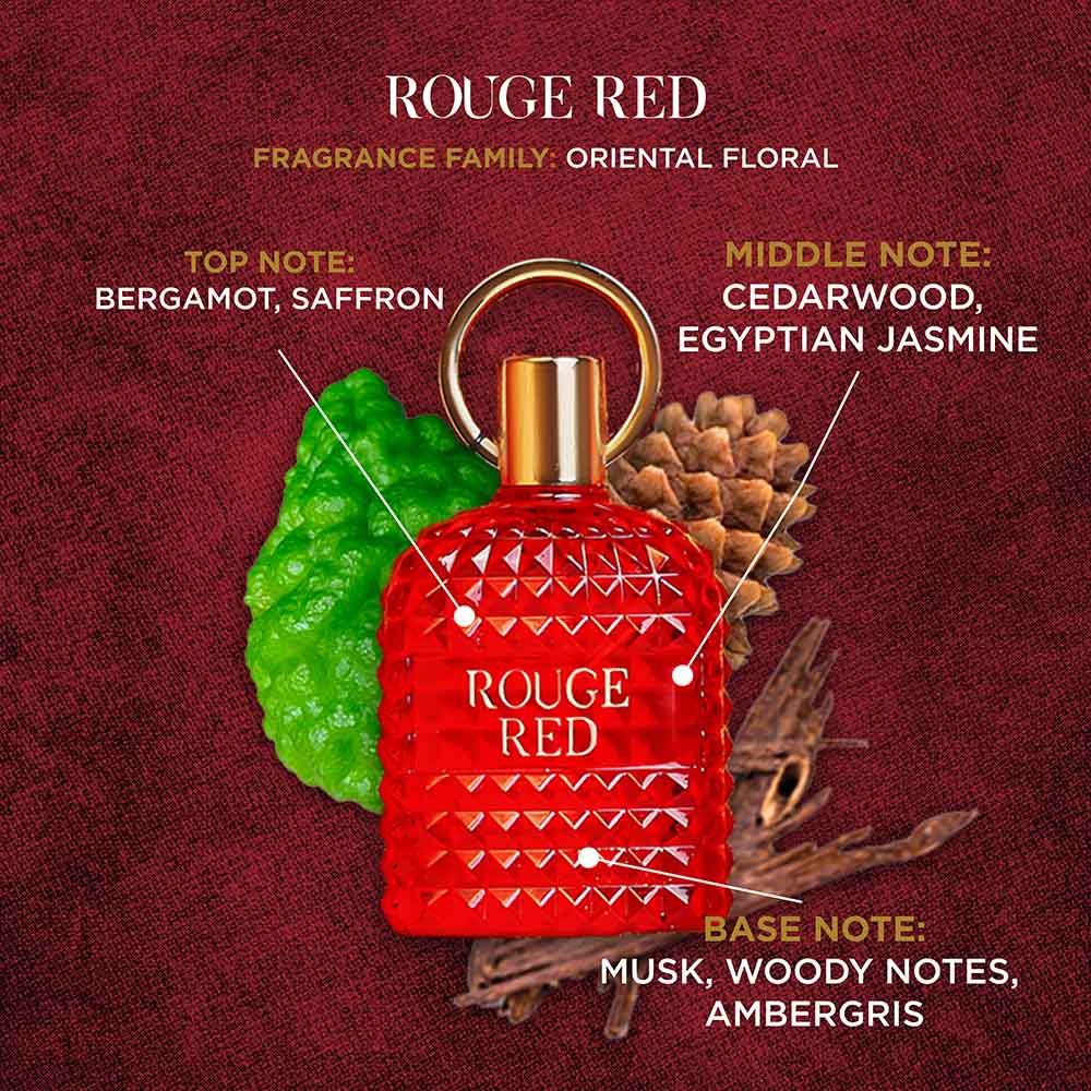 Red Rouge Parfum Buy Urban Scent Rouge Red EDP Perfume for Unisex | 100ml – Lyla Blanc India