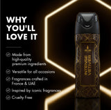 Urban Intense Vetiver Deodorant image showcasing its premium ingredients and versatility for all occasions.