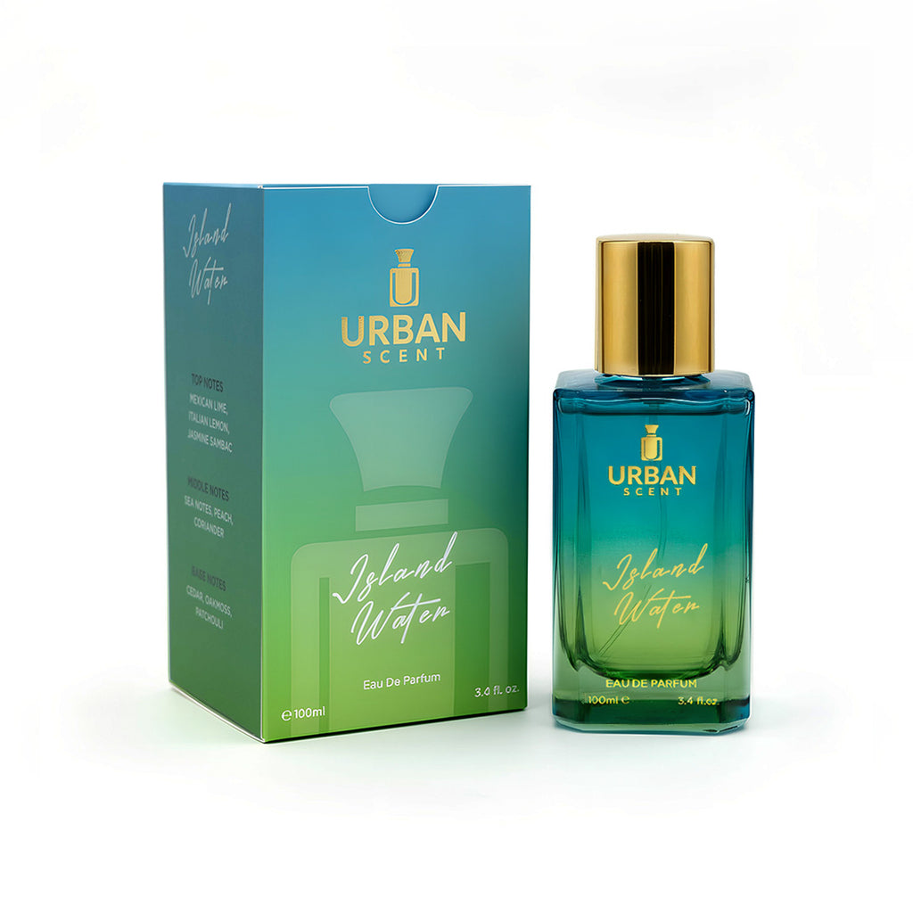 Urban Scent Island Water Unisex Eau de Parfum 100ml with box