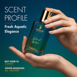 Urban Scent Island Water Unisex Eau de Parfum bottle showcasing fresh aquatic elegance and scent profile.