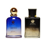 Lyla Blanc Black Velvet & Ultraviolet EDP for Men and Women – 100ml (Pack of 2) Fresh & Long-Lasting Floral Fragrance.