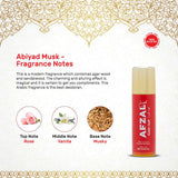 AFZAL Non Alcoholic Mukhallat Oudh, Gulabe Oudh & Golden Dust Combo Deodorants (Pack of 3)