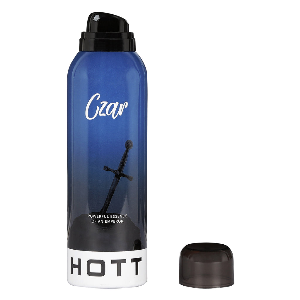 Hott Czar & Noir Deodorant 200ml (Pack of 2)