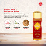 AFZAL Non Alcoholic Abiyad Musk, Oudh Misali, Taj Al Arab Deodorant 200ml (Pack of 3)