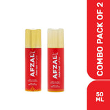 AFZAL Non Alcoholic Golden Dust & Gulabe Oudh Combo Deodorants (Pack of 2)