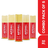 AFZAL Non Alcoholic Deodorants Combo (Pack of 5)