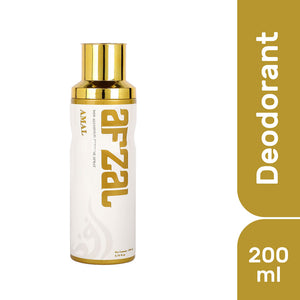 Afzal Non Alcoholic Amal Deodorant Body Spray for Men and Women 200 ml bottle