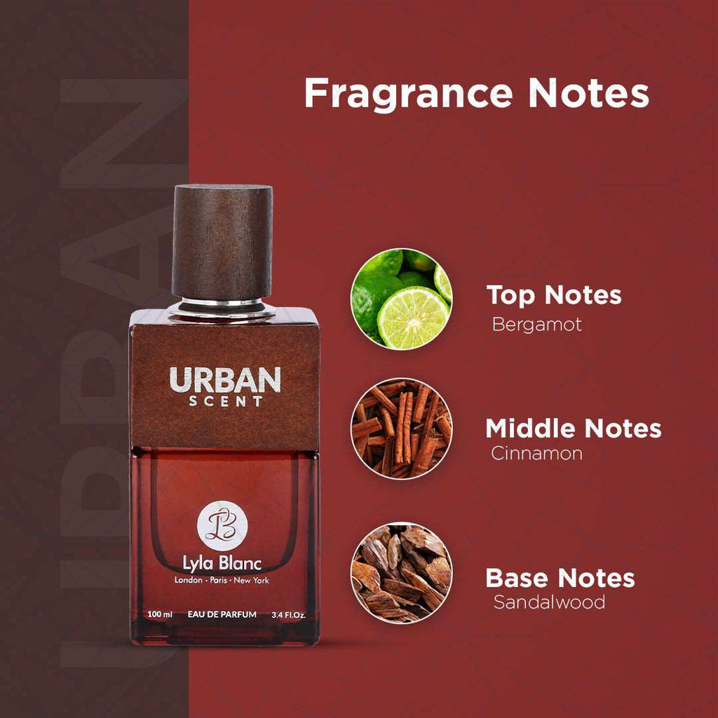Lyla Blanc Perfume Urban Brown Vanilla 100 Ml Edp For Men & Women